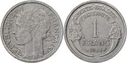 World Coins - France, Franc, Morlon, 1946, Paris, Aluminum, , KM:885a.1