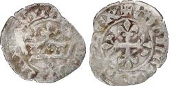 World Coins - France, Charles IV, Double Parisis, 1323-1328, Billon, , Duplessy:244b