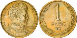World Coins - Coin, Chile, Peso, 1990, , Aluminum-Bronze, KM:216.2