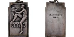 World Coins - France, Medal, Ville d'Issy, 1952, Silvered bronze, Rodier,