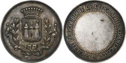World Coins - France, Medal, Société Périgourdine de Géographie, n.d., Silver,