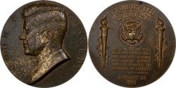 World Coins - France, Medal, John F. Kennedy Inauguration, n.d. (1961), Bronze,