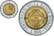 World Coins - Coin, Italy, 500 Lire, 1993, Rome, , Bi-Metallic, KM:160