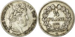 World Coins - Coin, France, Louis-Philippe, 1/4 Franc, 1831, Lille, ,Silver,KM 740.13