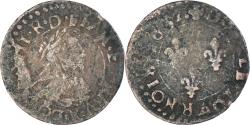 World Coins - Coin, France, Louis XIII, Double Tournois, 1637, Bordeaux, , Copper