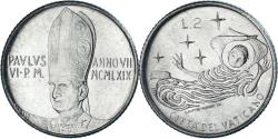 World Coins - Coin, VATICAN CITY, Paul VI, 2 Lire, 1969, , Aluminum, KM:109