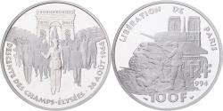 World Coins - Coin, France, Libération de Paris, 100 Francs, 1994, Monnaie de Paris, BE