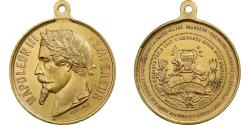 World Coins - France, Medal, Napoléon III, Plébiscite du 8 Mai, 1870, Brass, Vieuxmaire