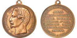World Coins - France, Medal, Napoléon III, Voyage du Nord, 1853, Garnier, , Copper