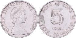 World Coins - Hong Kong, Elizabeth II, 5 Dollars, 1984, Copper-nickel, , KM:46