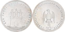 World Coins - Coin, GERMANY - FEDERAL REPUBLIC, 10 Mark, 1989, Hamburg, Germany,