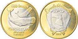 World Coins - Coin, France, 500 Francs, 2011, Adelie, , Bi-Metallic