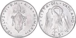 World Coins - Coin, VATICAN CITY, Paul VI, 5 Lire, 1971, Roma, , Aluminum, KM:118