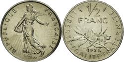 World Coins - Coin, France, Semeuse, 1/2 Franc, 1976, , Nickel, KM:931.1, Gadoury:429