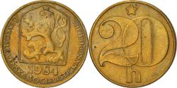 World Coins - Coin, Czechoslovakia, 20 Haleru, 1984, , Nickel-brass, KM:74