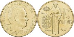 World Coins - Coin, Monaco, Rainier III, 10 Centimes, 1978, , Aluminum-Bronze, KM:142