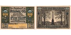 World Coins - Germany, Grünberg, 1.5 Mark, UNC(63)