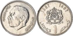 World Coins - Coin, Morocco, al-Hassan II, Dirham, 1987/AH1407, , Copper-nickel