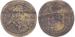 World Coins - France, Token, Louis XIV, Nuremberg, Cornélius Lauffers, History,
