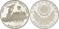 World Coins - Coin, KOREA-SOUTH, 5000 Won, 1986, BE, , Silver, KM:55