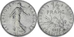World Coins - France, Semeuse, 1/2 Franc, 1976, Paris, , Nickel, KM:931.1