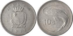 World Coins - Coin, Malta, 10 Cents, 1998