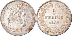 World Coins - Coin, France, Louis-Philippe, 5 Francs, 1848, Paris, , Silver