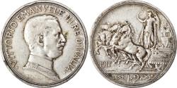 World Coins - Coin, Italy, Vittorio Emanuele III, 2 Lire, 1917, Rome, , Silver, KM:55