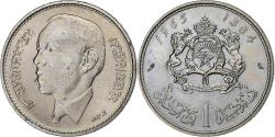 World Coins - Morocco, al-Hassan II, Dirham, 1965, Paris, Nickel, , KM:56