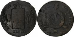 World Coins - France, 2 Sols, 1793 / AN II, Strasbourg, Copper, , Gadoury:31