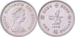 World Coins - Hong Kong, Elizabeth II, Dollar, 1979, Copper-nickel, , KM:43