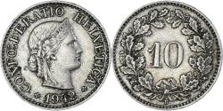 World Coins - Coin, Switzerland, 10 Rappen, 1942