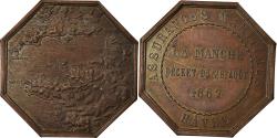 World Coins - France, Token, Insurance, Assurances Maritimes, Hâvre, La Manche, 1862,