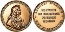 World Coins - France, Medal, Colbert, Chambre de Commerce de Reims, T. Bernard,