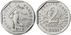 World Coins - France, 2 Francs, Semeuse, 2001, Nickel, , Gadoury:547, KM:942.2