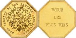 World Coins - France, Token, Amour et Mariage, Voeux, Gilt Bronze, Belo,