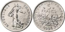 World Coins - France, 5 Francs, Semeuse, 1996, Pessac, Copper-nickel, , Gadoury:771