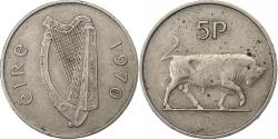 World Coins - IRELAND REPUBLIC, 5 Pence, 1970, Copper-nickel, , KM:22