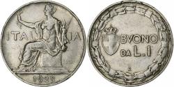 World Coins - Italy, Vittorio Emanuele III, Lira, 1928, Rome, Nickel, , KM:62