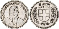 World Coins - Coin, Switzerland, 5 Francs, 1932, Bern, , Silver, KM:40