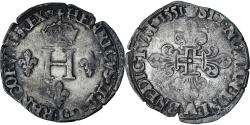 World Coins - France, Henri II, Sol Parisis, 1551, Paris, , Billon, Gadoury:362