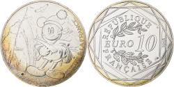 World Coins - France, 10 Euro, Mickey (Aiguille du midi), 2018, Monnaie de Paris, Silver