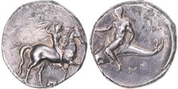 Ancient Coins - Coin, Calabria, Nomos, ca. 332-302 BC, Tarentum, , Silver, HGC:1-808