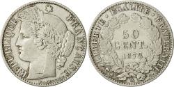 World Coins - Coin, France, Cérès, 50 Centimes, 1872, Paris, , Silver, KM 834.1