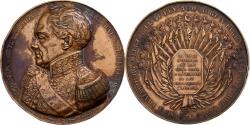 World Coins - France, Medal, Louis Philippe I, Général Mouton, Comte de Lobau, 1838, Bronze