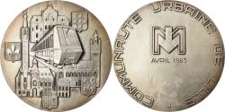 World Coins - France, Medal, Communauté urbaine de Lille, Railway, 1983, Roy,