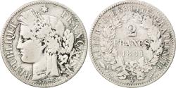 World Coins - Coin, France, Cérès, 2 Francs, 1881, Paris, , Silver, KM:817.1