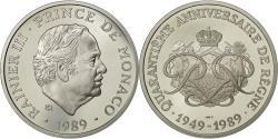 World Coins - Monaco, Medal, 40 ème Anniversaire de Rainier III, 1989, , Silver