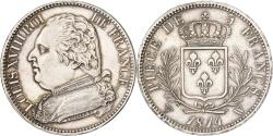 World Coins - France, Louis XVIII, 5 Francs, 1814, Lille, Silver, , Gadoury:591
