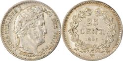 World Coins - Coin, France, Louis-Philippe, 25 Centimes, 1845, Rouen, , Silver